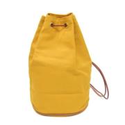 Pre-owned Canvas shoulder-bags Hermès Vintage , Yellow , Dames