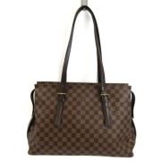 Pre-owned Fabric shoulder-bags Louis Vuitton Vintage , Brown , Dames