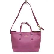 Pre-owned Leather shoulder-bags Bally Pre-owned , Purple , Dames