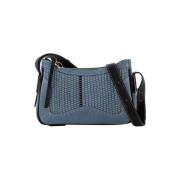Pre-owned Cotton crossbody-bags Chloé Pre-owned , Blue , Dames