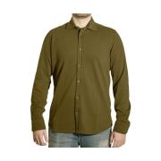 Groene Lange Mouw Shirt Circolo 1901 , Green , Heren