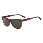 Groene Lens Zonnebril Havana Frame Liu Jo , Brown , Unisex