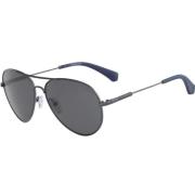 Gunmetal Blue Zonnebril Ckj152S-008 Calvin Klein , Gray , Unisex