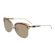 Gouden spiegel zonnebril Ck19701S-743 Calvin Klein , Multicolor , Dame...