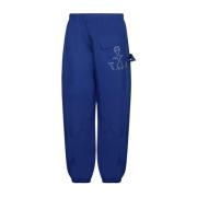 Blauwe Twisted Leg Joggers JW Anderson , Blue , Heren