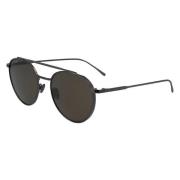 Gunmetal Brown Zonnebril Lacoste , Black , Unisex