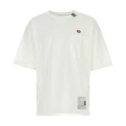 Katoenen T-shirt Mihara Yasuhiro , White , Heren