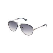 Zilver Blauw Gradient Zonnebril Zadig & Voltaire , Gray , Unisex