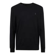 Navy Blauwe Gebreide Sweater Ralph Lauren , Blue , Heren