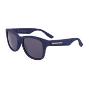 Blauw Zilveren Zonnebril Mq0012S-010 Alexander McQueen , Blue , Dames