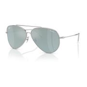 Aviator Reverse Zonnebril - Unisex Ray-Ban , Gray , Heren