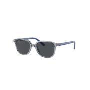 Leonard Jr Zonnebril Blauw Transparant Grijs Ray-Ban , Blue , Unisex