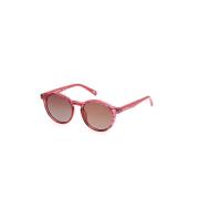 Gepolariseerde zonnebril in roze en bruin Skechers , Pink , Unisex