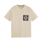 Gehaakte zak T-shirt Scotch & Soda , Beige , Heren