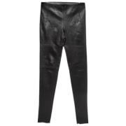 Pre-owned Leather bottoms Balenciaga Vintage , Black , Dames