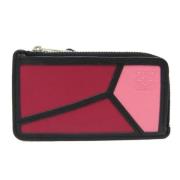 Pre-owned Leather wallets Loewe Pre-owned , Multicolor , Dames