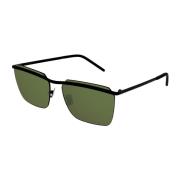 Groene Lens Zonnebril SL 243-006 Saint Laurent , Black , Unisex