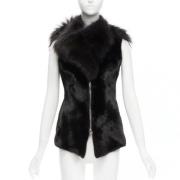 Pre-owned Fur outerwear Rick Owens Pre-owned , Black , Dames