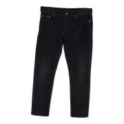 Pre-owned Cotton jeans Yves Saint Laurent Vintage , Black , Heren