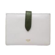 Pre-owned Leather wallets Celine Vintage , Gray , Dames