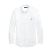 Stretch Katoenen Maatwerk Overhemd Polo Ralph Lauren , White , Heren