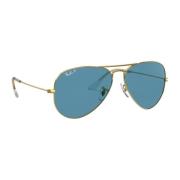 Klassieke Aviator Zonnebril Metaal Kristal Ray-Ban , Yellow , Heren