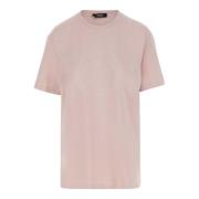 Medusa Motif Crew Neck T-shirt Pink Versace , Pink , Dames