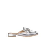 Stirrup Rhinestone Mules Alma EN Pena , Gray , Dames