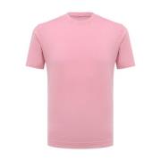 Biologisch Jersey Extreme Roze T-shirt Fedeli , Pink , Heren