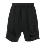 Zwarte Bermuda Shorts met Stijlvol Ontwerp Dsquared2 , Black , Heren