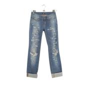 Pre-owned Cotton jeans Dolce & Gabbana Pre-owned , Blue , Dames