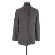 Pre-owned Wool outerwear Armani Pre-owned , Gray , Dames