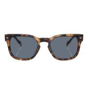 Gepolariseerde zonnebril blauw Havana frame Vogue , Brown , Dames