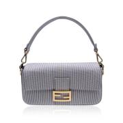 Pre-owned Cotton fendi-bags Fendi Vintage , Gray , Dames