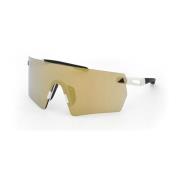 Matte White/Brown Sunglasses Sp0100 Adidas , Multicolor , Unisex