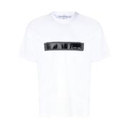 Witte Heren Jean T-shirt A.p.c. , White , Heren