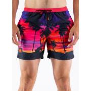 Microfantasia Strand Boxer Shorts Sundek , Multicolor , Heren