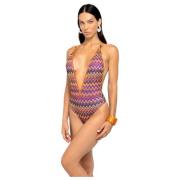 EthnicStyle Chevron Badkleding 4Giveness , Multicolor , Dames