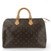 Pre-owned Canvas louis-vuitton-bags Louis Vuitton Vintage , Brown , Da...