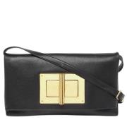 Pre-owned Leather clutches Tom Ford Pre-owned , Black , Dames