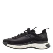 Pre-owned Leather sneakers Chanel Vintage , Black , Heren