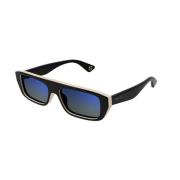 Zwart Blauw Zonnebril Gg1617S 003 Gucci , Black , Heren