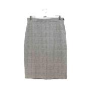Pre-owned Fabric bottoms Yves Saint Laurent Vintage , Gray , Dames