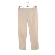 Pre-owned Cotton bottoms Prada Vintage , Beige , Dames