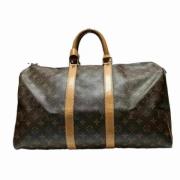 Pre-owned Canvas handbags Louis Vuitton Vintage , Brown , Dames