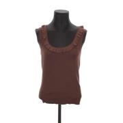 Pre-owned Cotton tops Celine Vintage , Brown , Dames