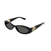 Zwart Grijs Zonnebril Gg1660S Gucci , Black , Dames