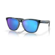 Frogskins Zonnebril - Unisex Stijlvol Ontwerp Oakley , Black , Heren