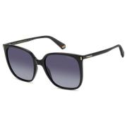 Black/Grey Sunglasses Polaroid , Black , Dames