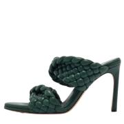 Pre-owned Fabric sandals Bottega Veneta Vintage , Green , Dames